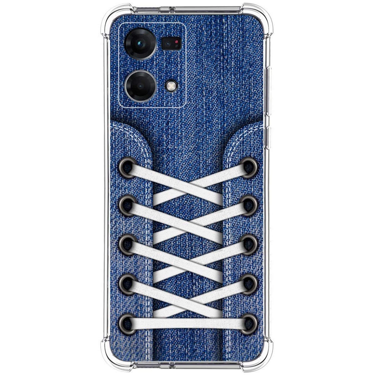 Funda Silicona Antigolpes para Oppo Reno 7 4G diseño Zapatillas 01 Dibujos