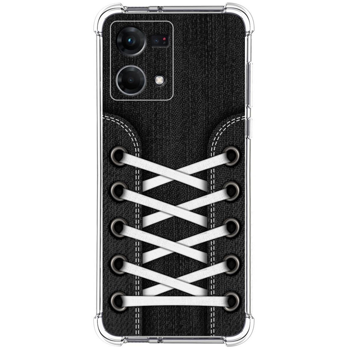 Funda Silicona Antigolpes para Oppo Reno 7 4G diseño Zapatillas 02 Dibujos