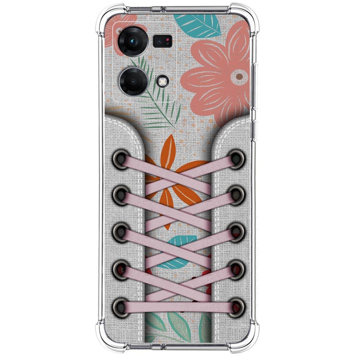 Funda Silicona Antigolpes para Oppo Reno 7 4G diseño Zapatillas 09 Dibujos