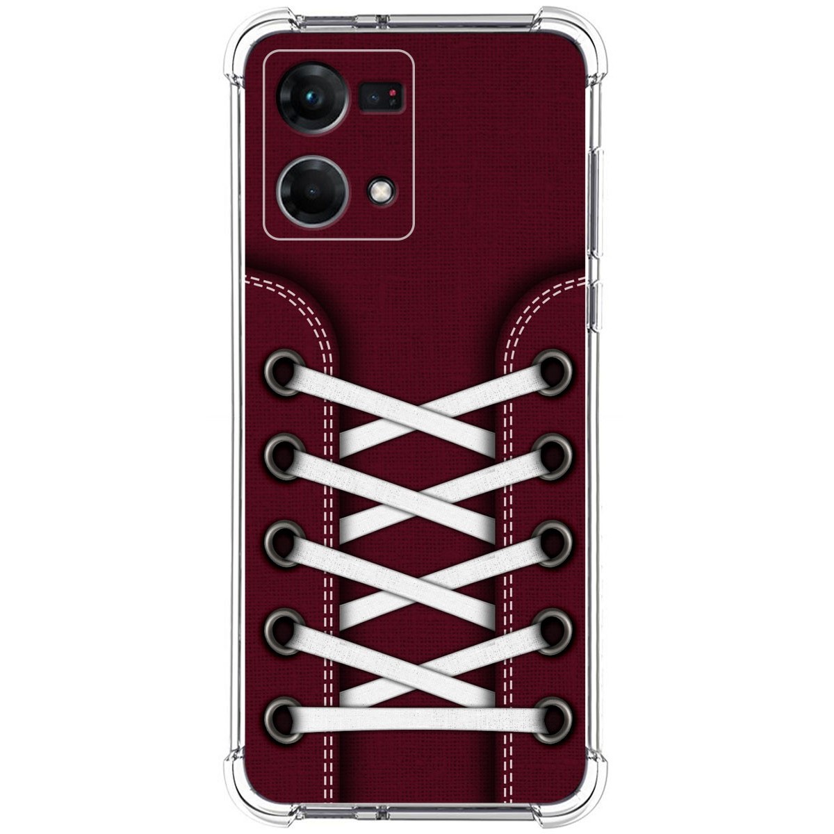 Funda Silicona Antigolpes para Oppo Reno 7 4G diseño Zapatillas 17 Dibujos