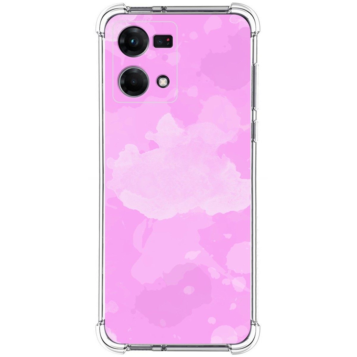 Funda Silicona Antigolpes para Oppo Reno 7 4G diseño Acuarela 04 Dibujos