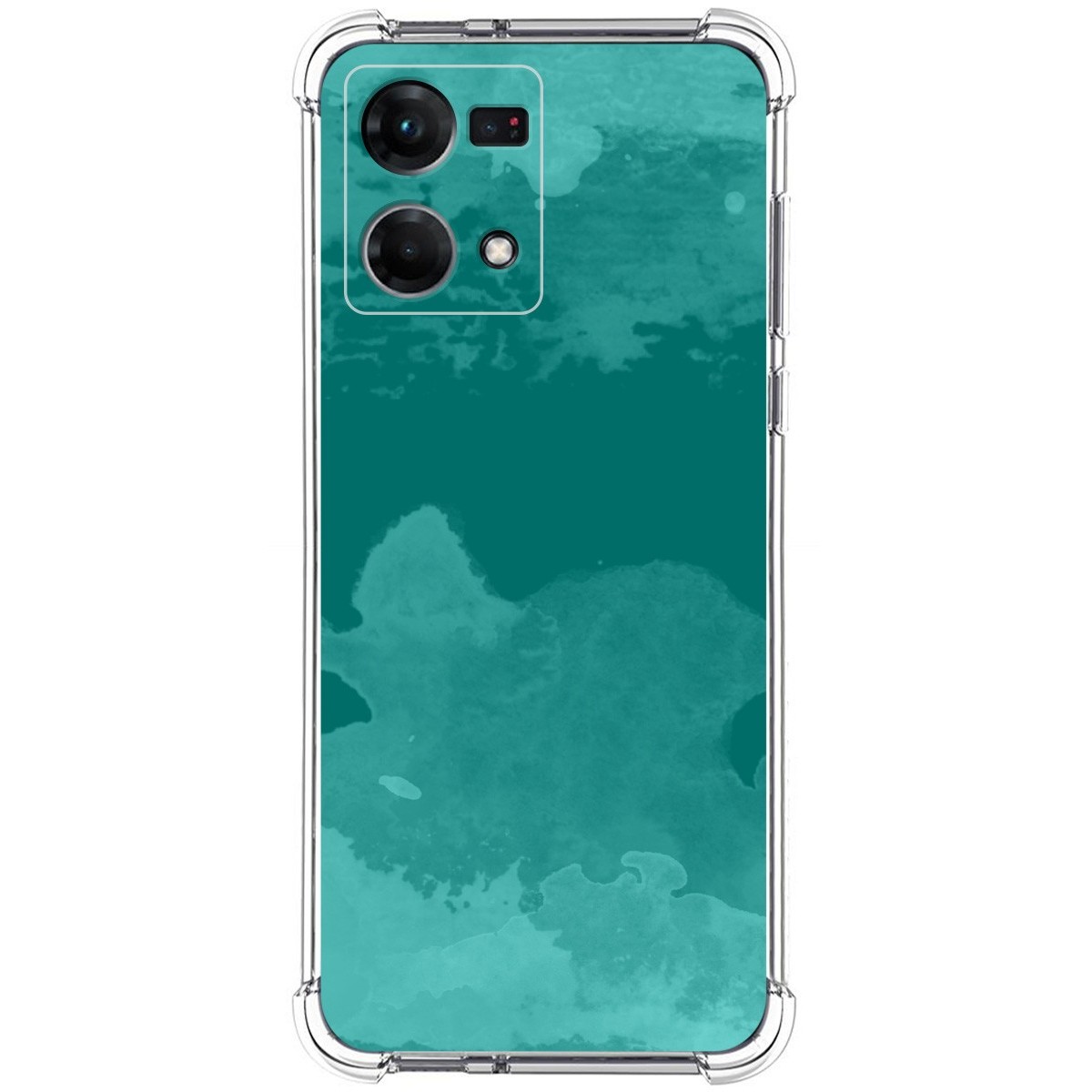 Funda Silicona Antigolpes para Oppo Reno 7 4G diseño Acuarela 06 Dibujos
