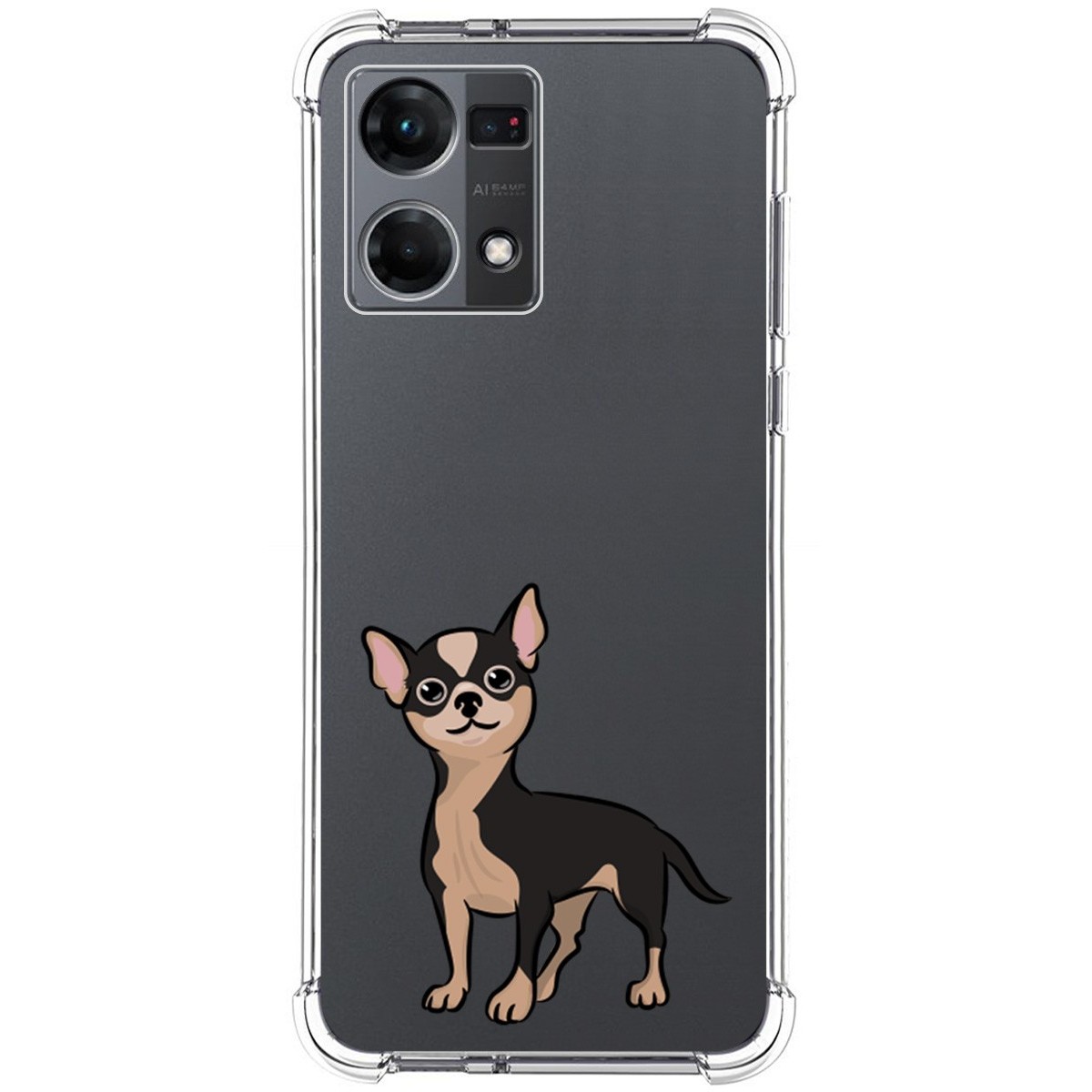 Funda Silicona Antigolpes para Oppo Reno 7 4G diseño Perros 05 Dibujos