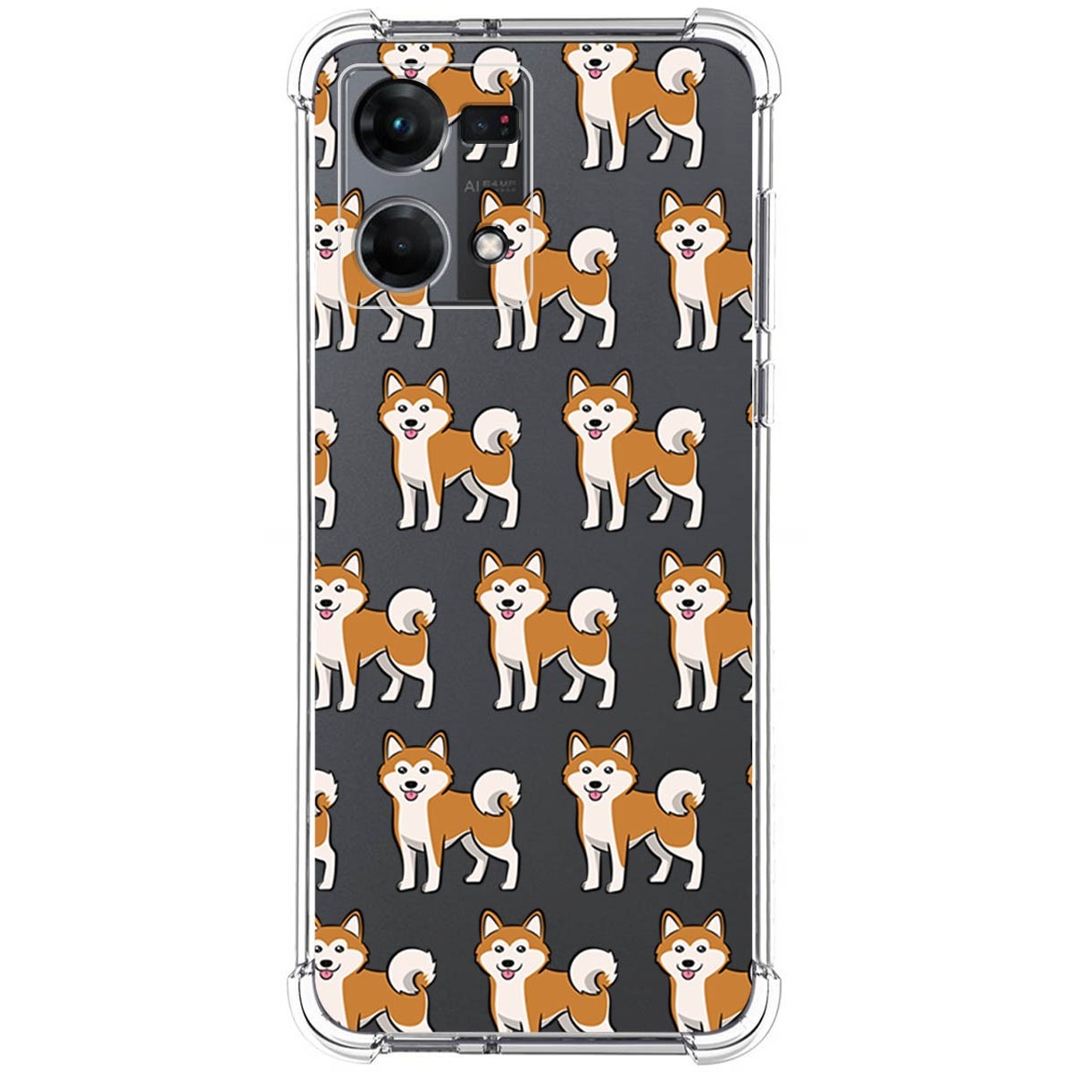 Funda Silicona Antigolpes para Oppo Reno 7 4G diseño Perros 08 Dibujos