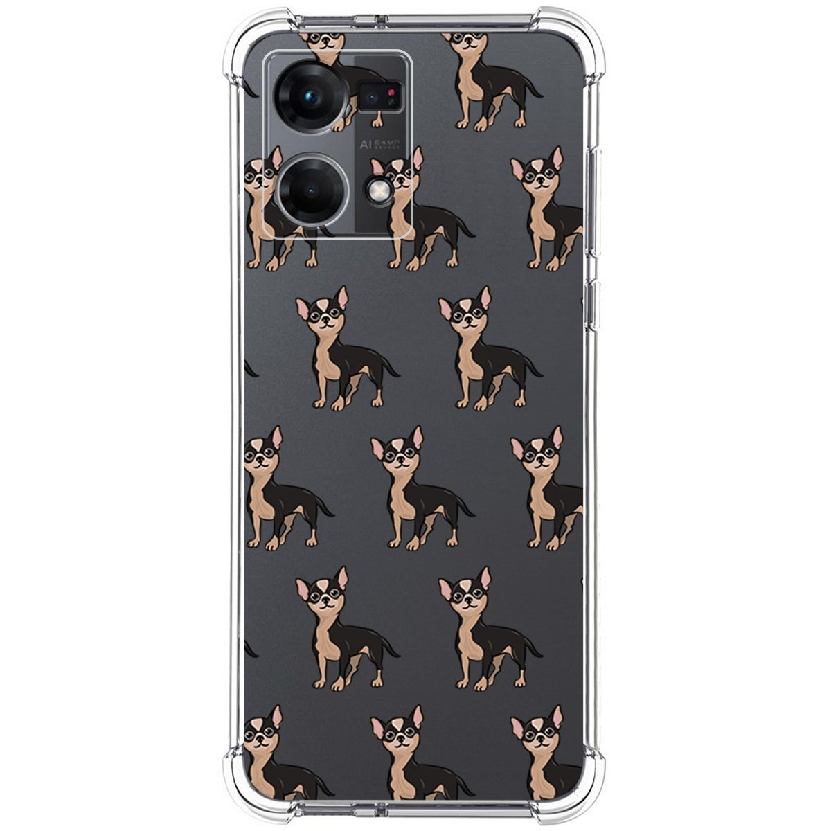 Funda Silicona Antigolpes para Oppo Reno 7 4G diseño Perros 11 Dibujos