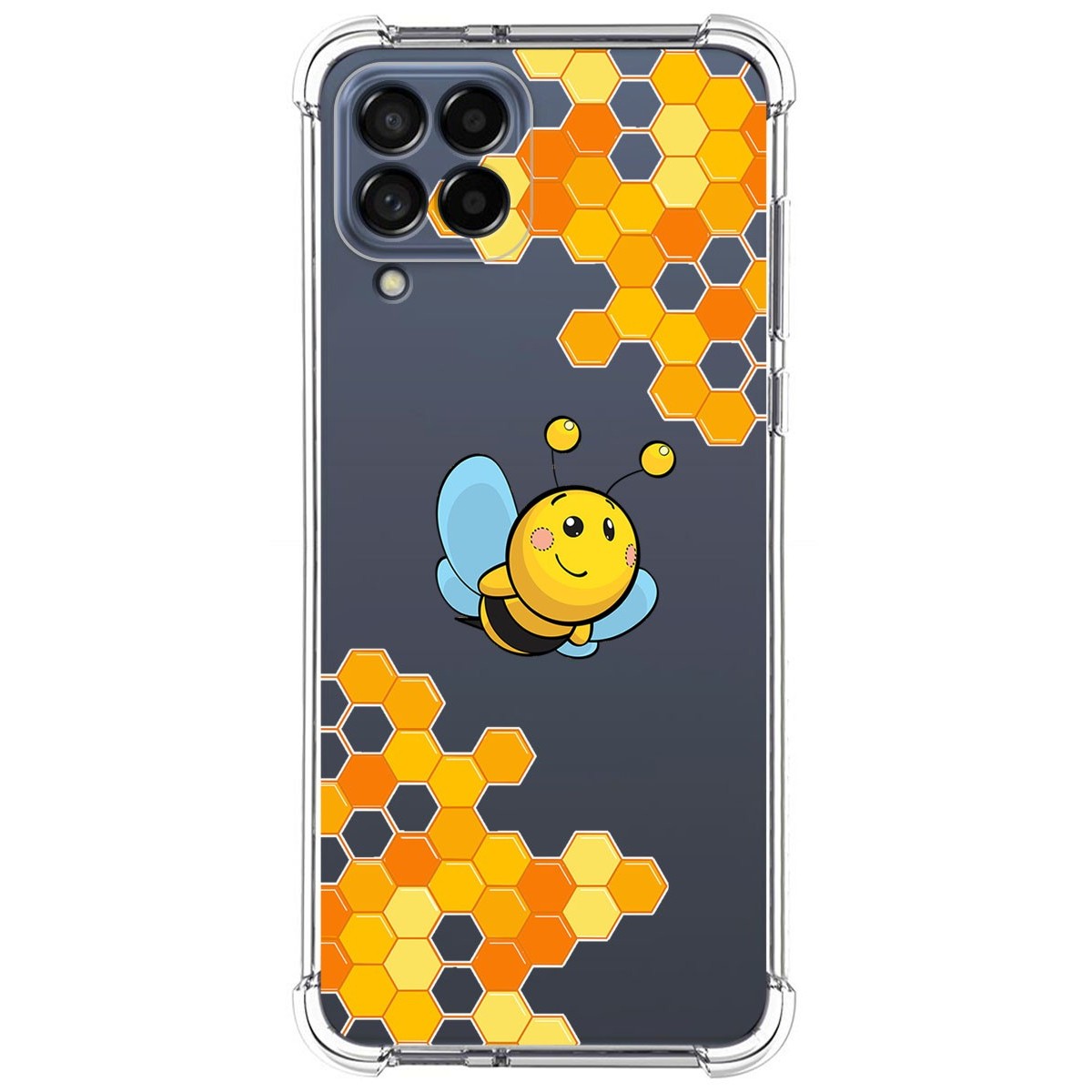 Funda Silicona Antigolpes para Samsung Galaxy M53 5G diseño Abeja Dibujos