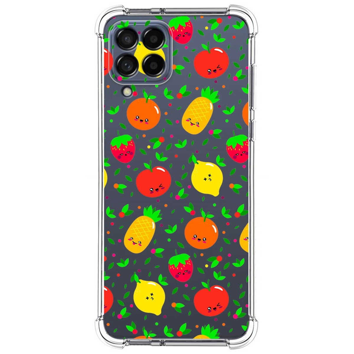Funda Silicona Antigolpes para Samsung Galaxy M53 5G diseño Frutas 01 Dibujos