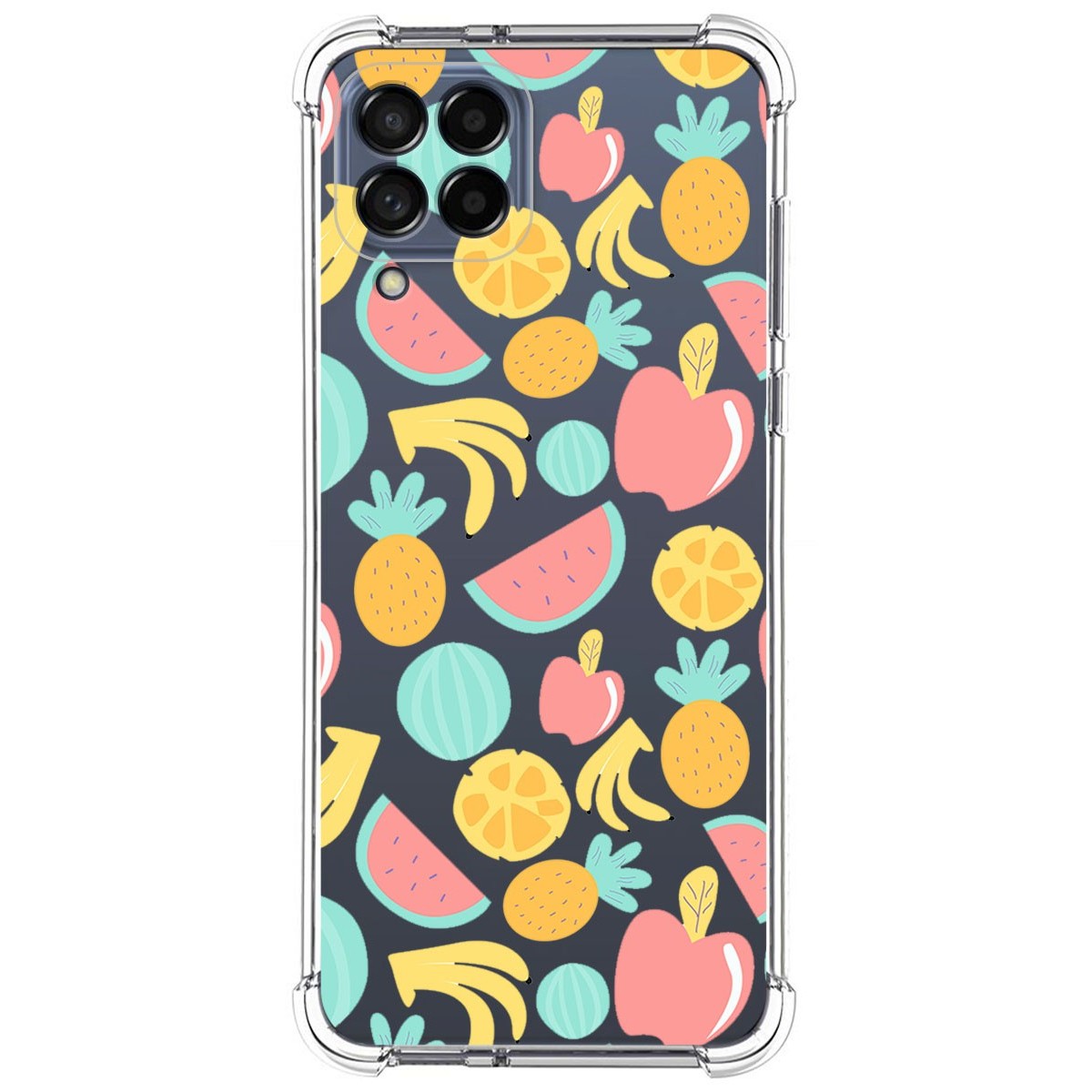 Funda Silicona Antigolpes para Samsung Galaxy M53 5G diseño Frutas 02 Dibujos