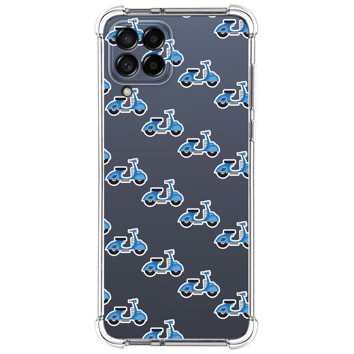 Funda Silicona Antigolpes para Samsung Galaxy M53 5G diseño Scooter Dibujos