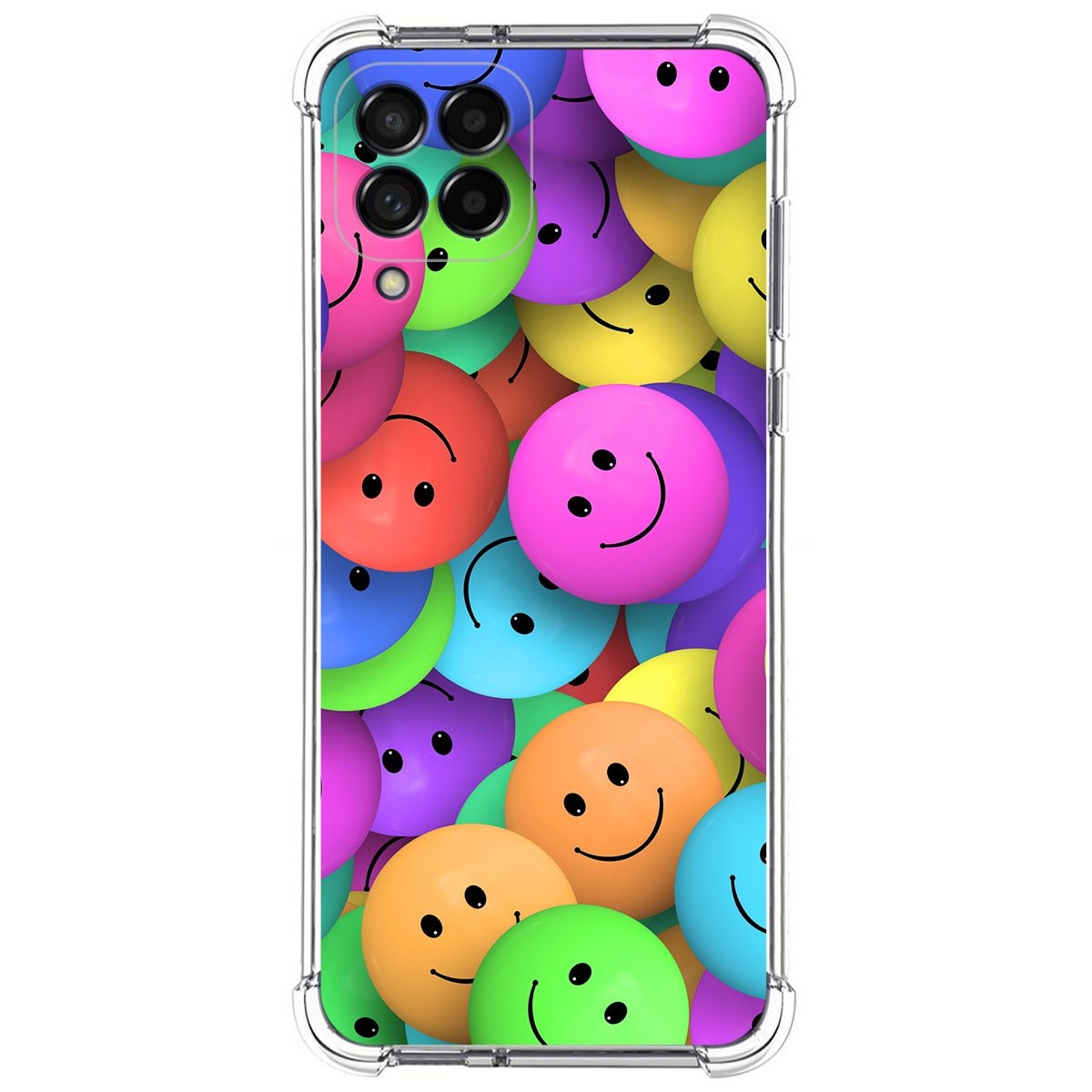 Funda Silicona Antigolpes para Samsung Galaxy M53 5G diseño Smile Dibujos