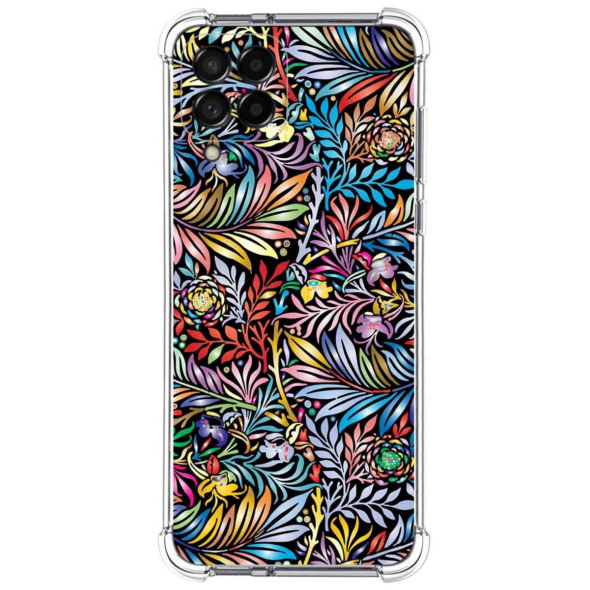 Funda Silicona Antigolpes para Samsung Galaxy M53 5G diseño Flores 04 Dibujos