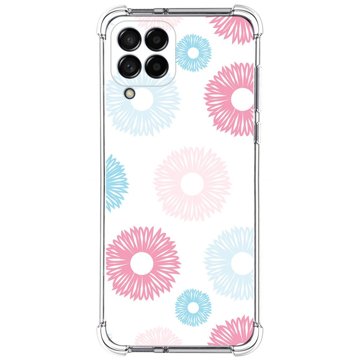 Funda Silicona Antigolpes para Samsung Galaxy M53 5G diseño Flores 06 Dibujos