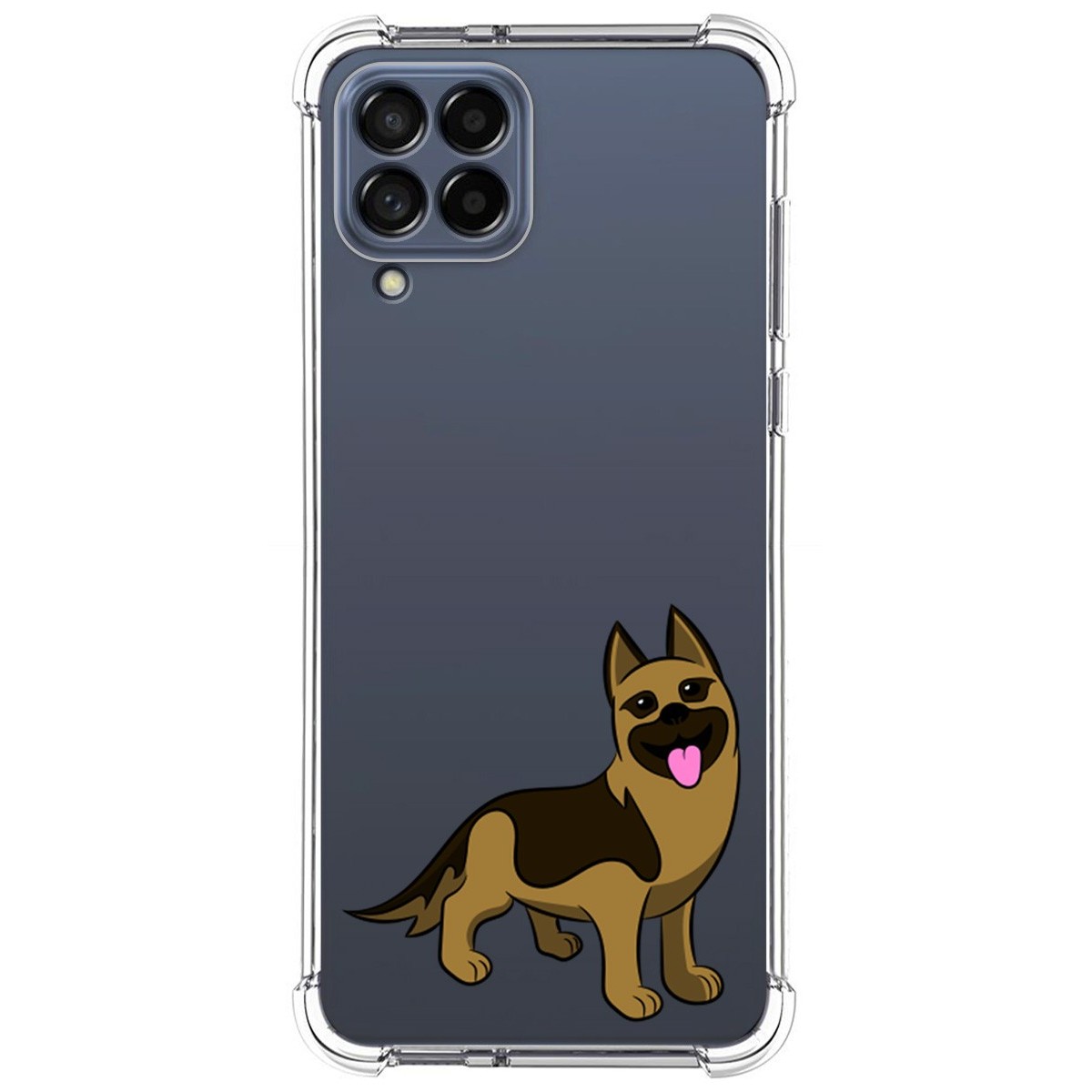 Funda Silicona Antigolpes para Samsung Galaxy M53 5G diseño Perros 03 Dibujos