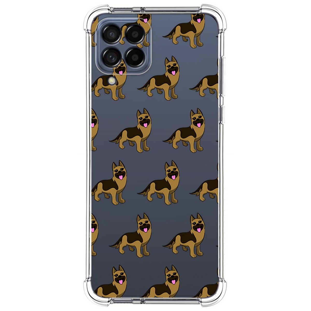 Funda Silicona Antigolpes para Samsung Galaxy M53 5G diseño Perros 09 Dibujos