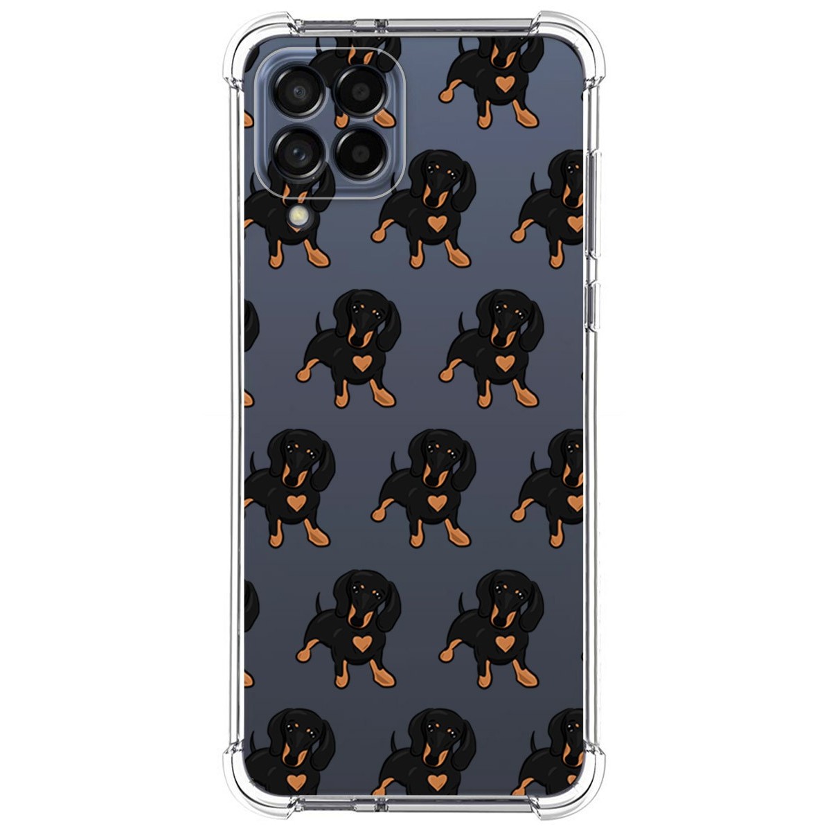 Funda Silicona Antigolpes para Samsung Galaxy M53 5G diseño Perros 10 Dibujos