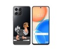Funda Silicona Transparente para Huawei Honor X8 diseño Avestruz Dibujos