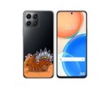 Funda Silicona Transparente para Huawei Honor X8 diseño Bufalo Dibujos