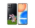 Funda Silicona Transparente para Huawei Honor X8 diseño Conejo Dibujos