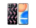 Funda Silicona Transparente para Huawei Honor X8 diseño Flamenco Dibujos
