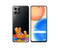 Funda Silicona Transparente para Huawei Honor X8 diseño Leopardo Dibujos