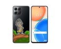 Funda Silicona Transparente para Huawei Honor X8 diseño Mono Dibujos