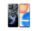 Funda Silicona Transparente para Huawei Honor X8 diseño Plumas Dibujos