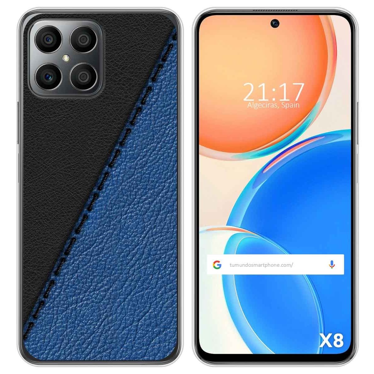 Funda Silicona para Huawei Honor X8 diseño Cuero 02 Dibujos