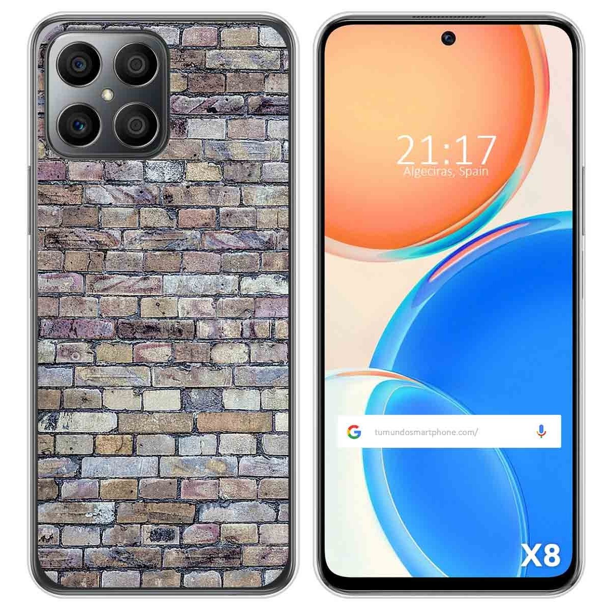 Funda Silicona para Huawei Honor X8 diseño Ladrillo 02 Dibujos