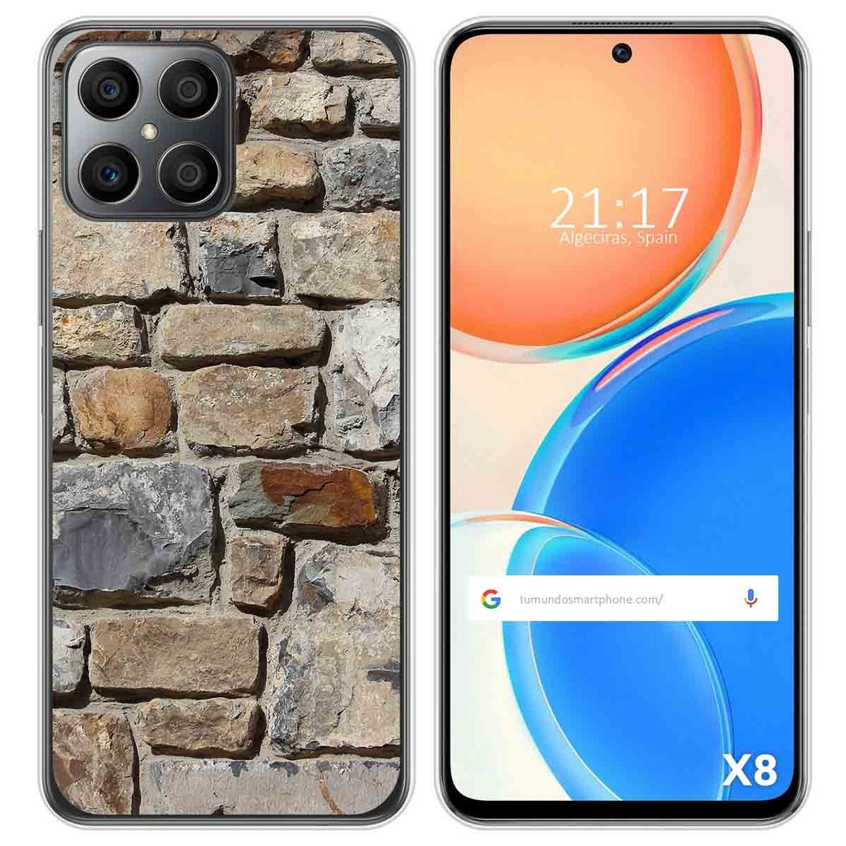 Funda Silicona para Huawei Honor X8 diseño Ladrillo 03 Dibujos