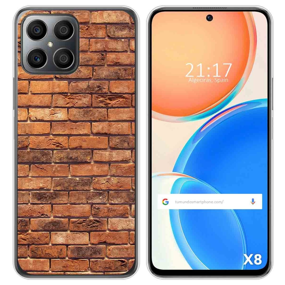 Funda Silicona para Huawei Honor X8 diseño Ladrillo 04 Dibujos