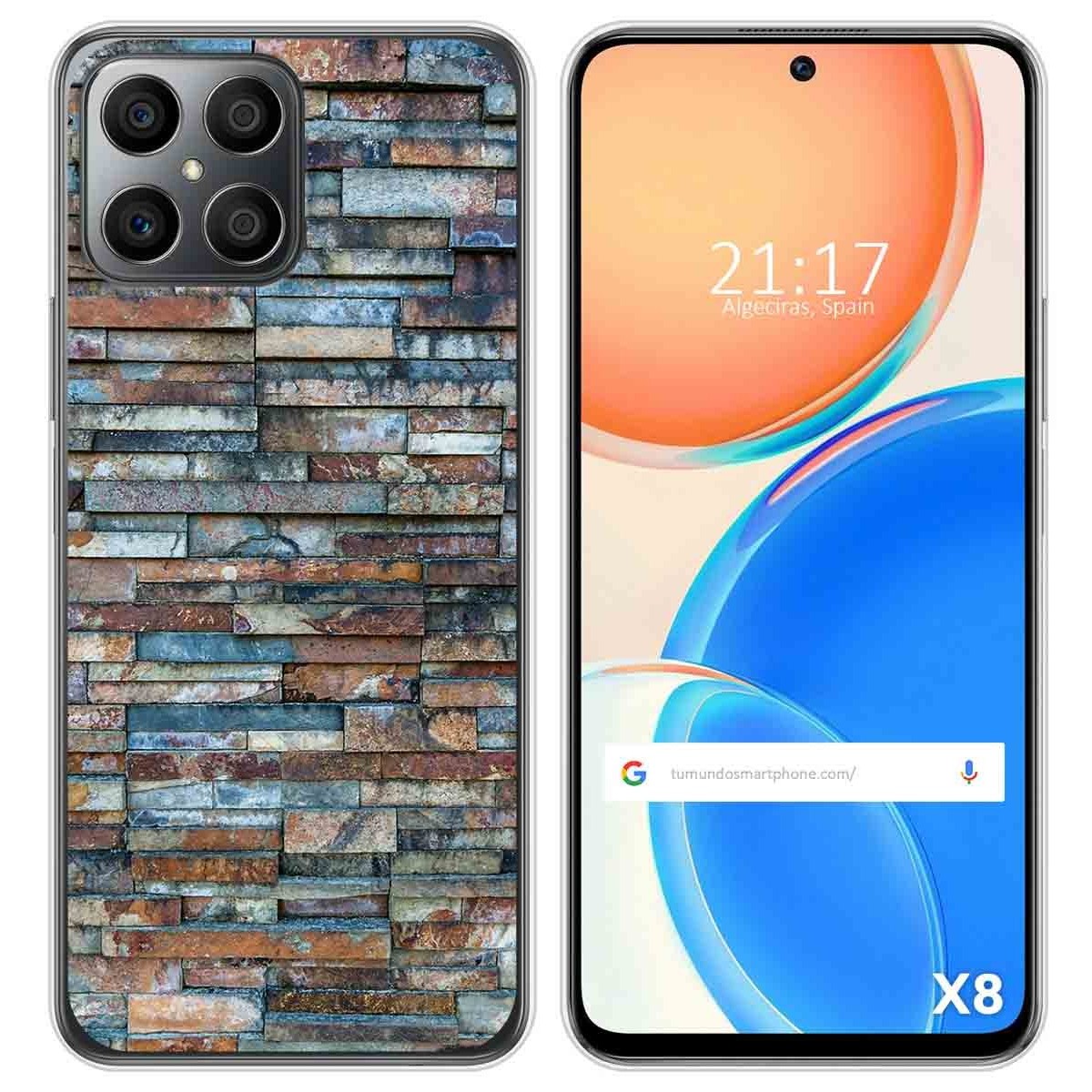 Funda Silicona para Huawei Honor X8 diseño Ladrillo 05 Dibujos