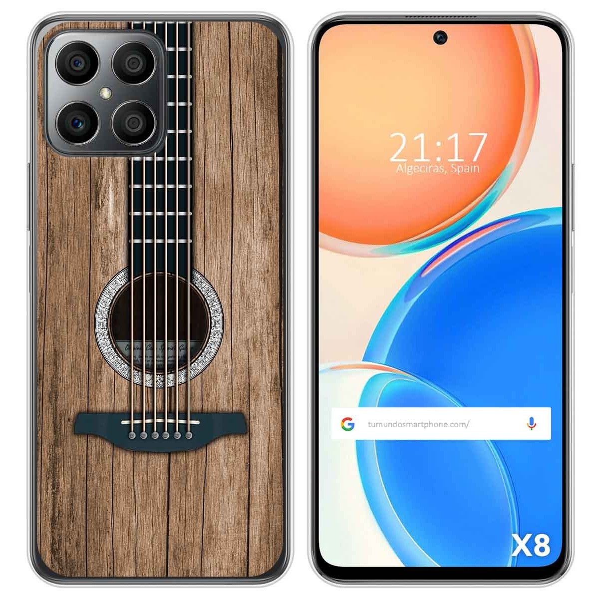 Funda Silicona para Huawei Honor X8 diseño Madera 11 Dibujos