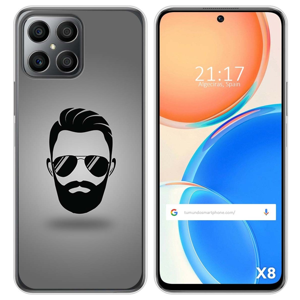 Funda Silicona para Huawei Honor X8 diseño Barba Dibujos