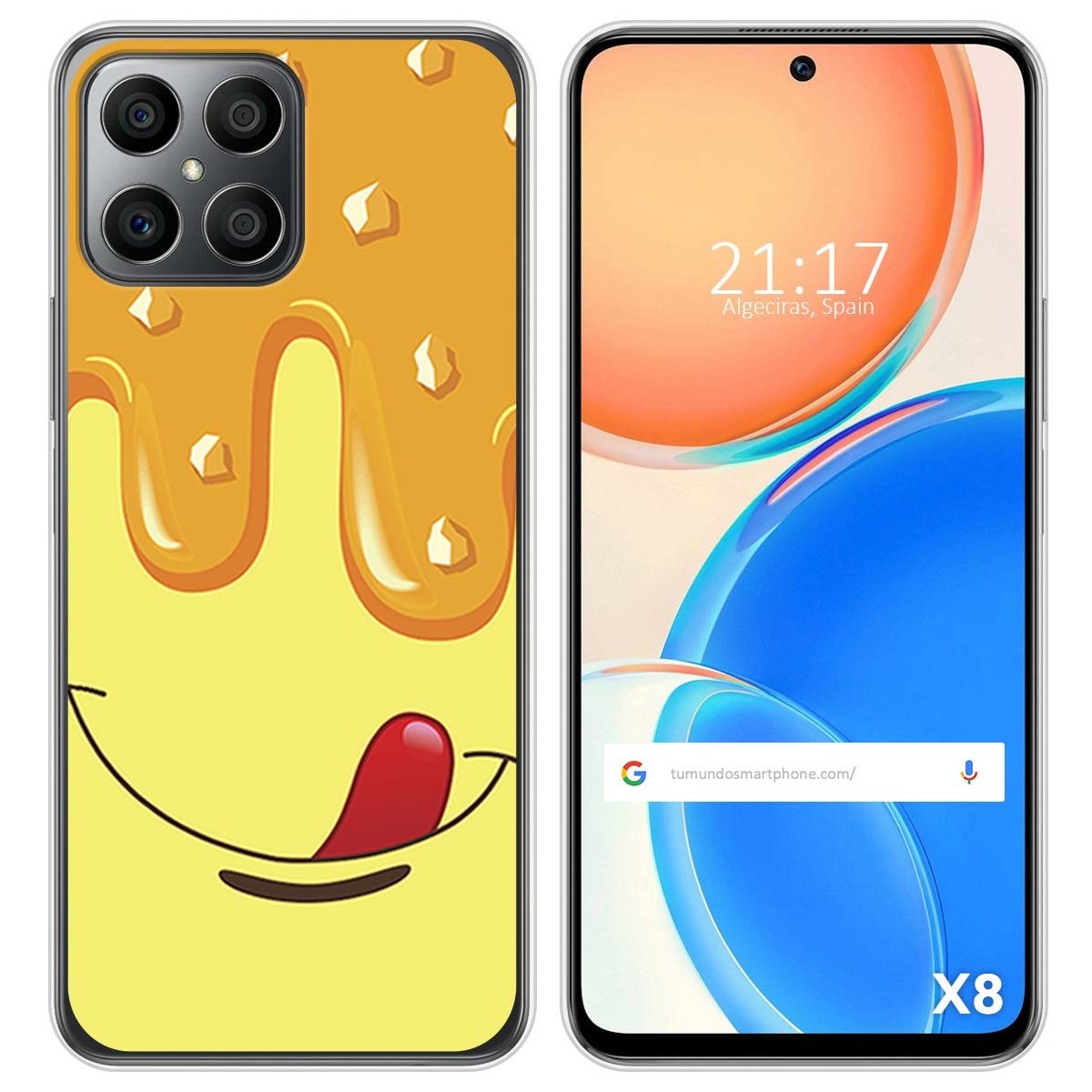 Funda Silicona para Huawei Honor X8 diseño Helado Vainilla Dibujos