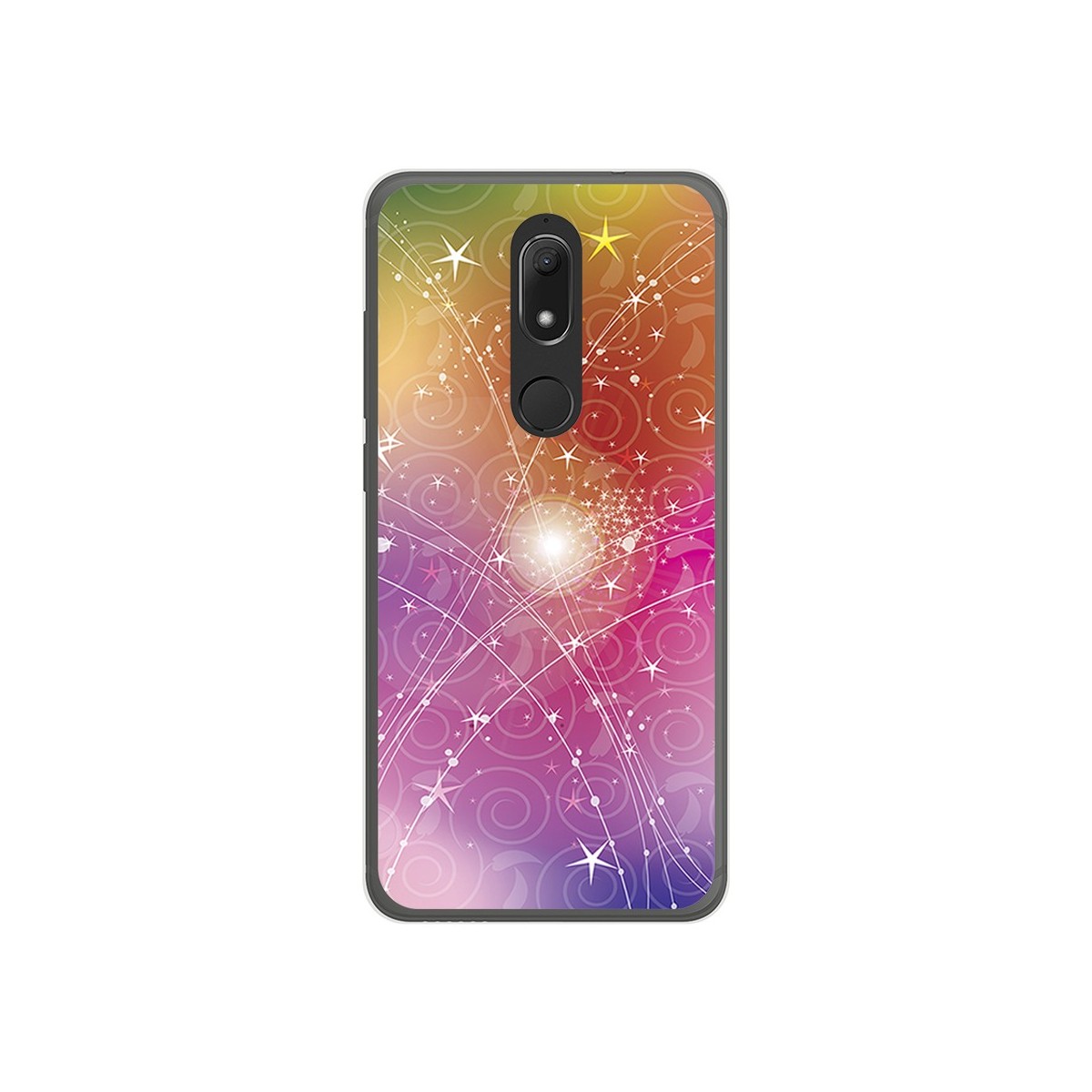 Funda Gel Tpu para Wiko View Prime Diseño Abstracto Dibujos