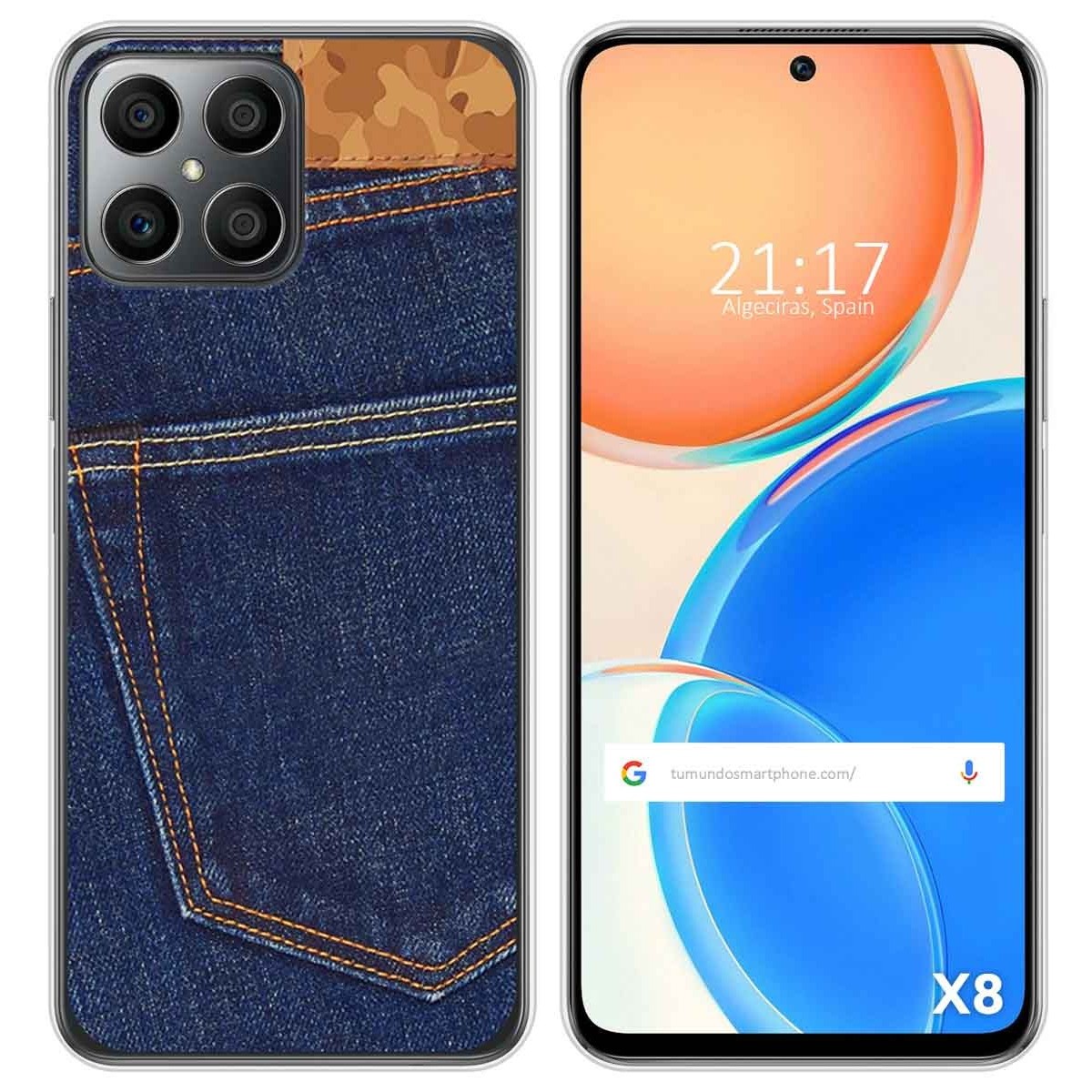 Funda Silicona para Huawei Honor X8 diseño Vaquero Dibujos