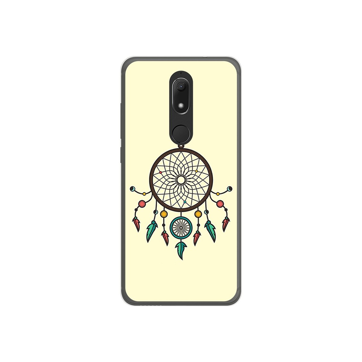 Funda Gel Tpu para Wiko View Prime Diseño Atrapasueños Dibujos