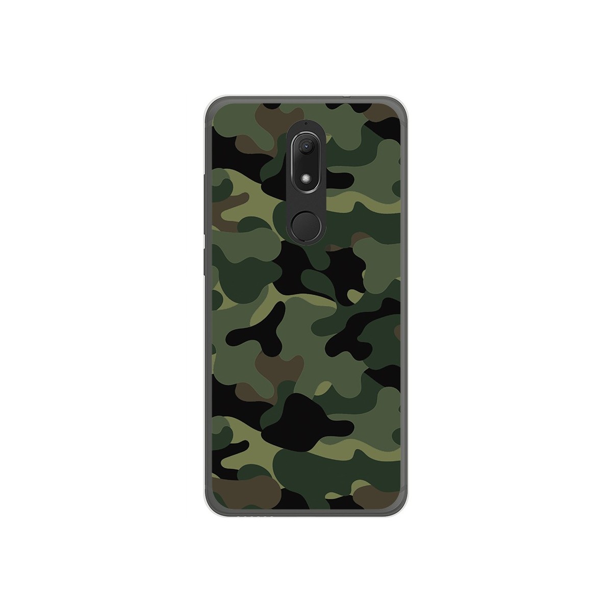 Funda Gel Tpu para Wiko View Prime Diseño Camuflaje Dibujos