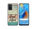Funda Silicona para Oppo A76 / A96 diseño Madera 01 Dibujos