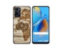 Funda Silicona para Oppo A76 / A96 diseño Madera 07 Dibujos
