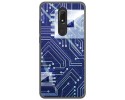 Funda Gel Tpu para Wiko View Prime Diseño Circuito Dibujos