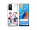 Funda Silicona para Oppo A76 / A96 diseño Café Dibujos