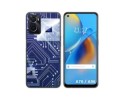 Funda Silicona para Oppo A76 / A96 diseño Circuito Dibujos