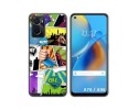 Funda Silicona para Oppo A76 / A96 diseño Comic Dibujos