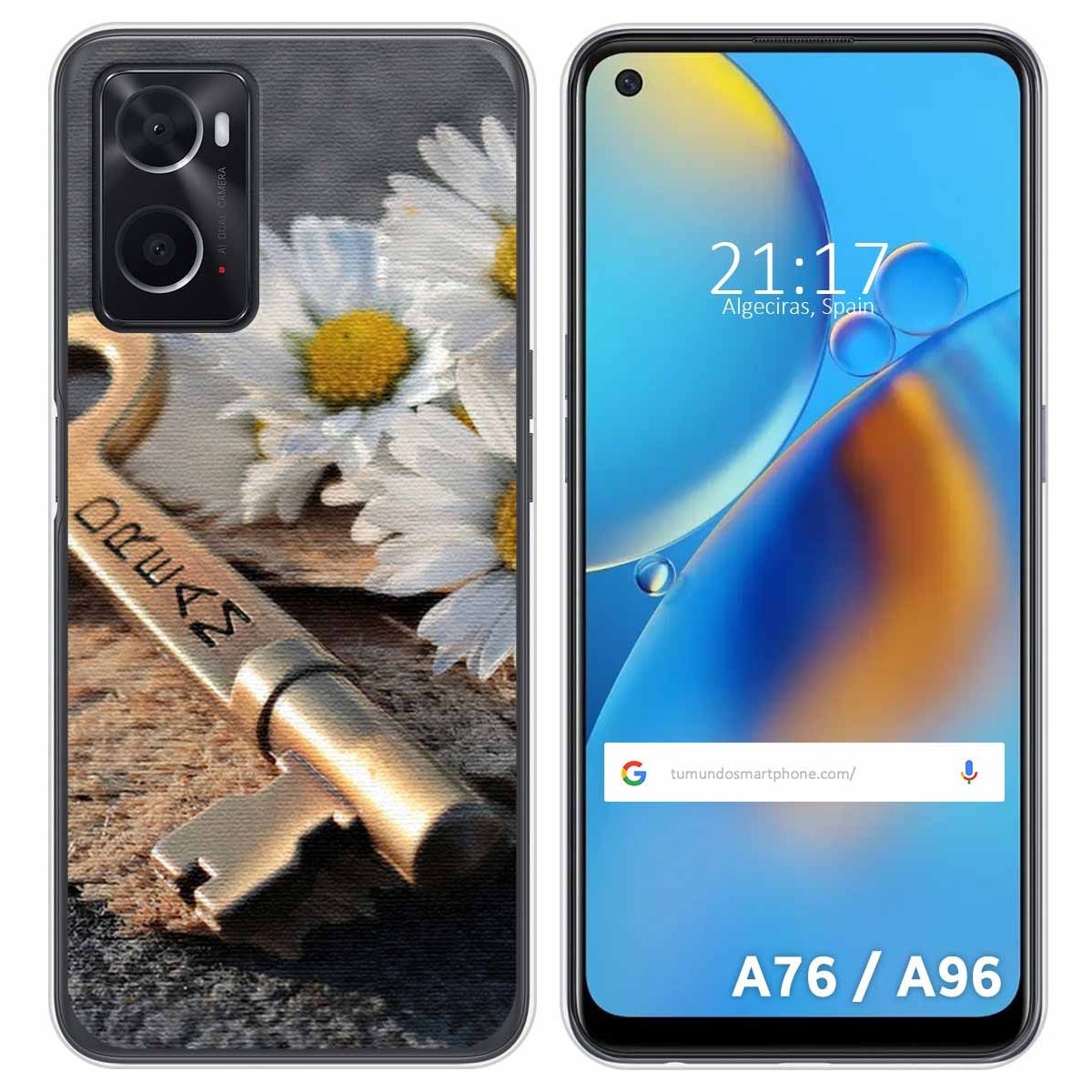 Funda Silicona para Oppo A76 / A96 diseño Dream Dibujos