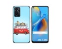 Funda Silicona para Oppo A76 / A96 diseño Furgoneta Dibujos