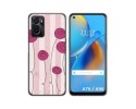 Funda Silicona para Oppo A76 / A96 diseño Flores Vintage Dibujos