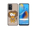 Funda Silicona para Oppo A76 / A96 diseño Leon Dibujos