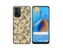 Funda Silicona para Oppo A76 / A96 diseño Sand Camuflaje Dibujos