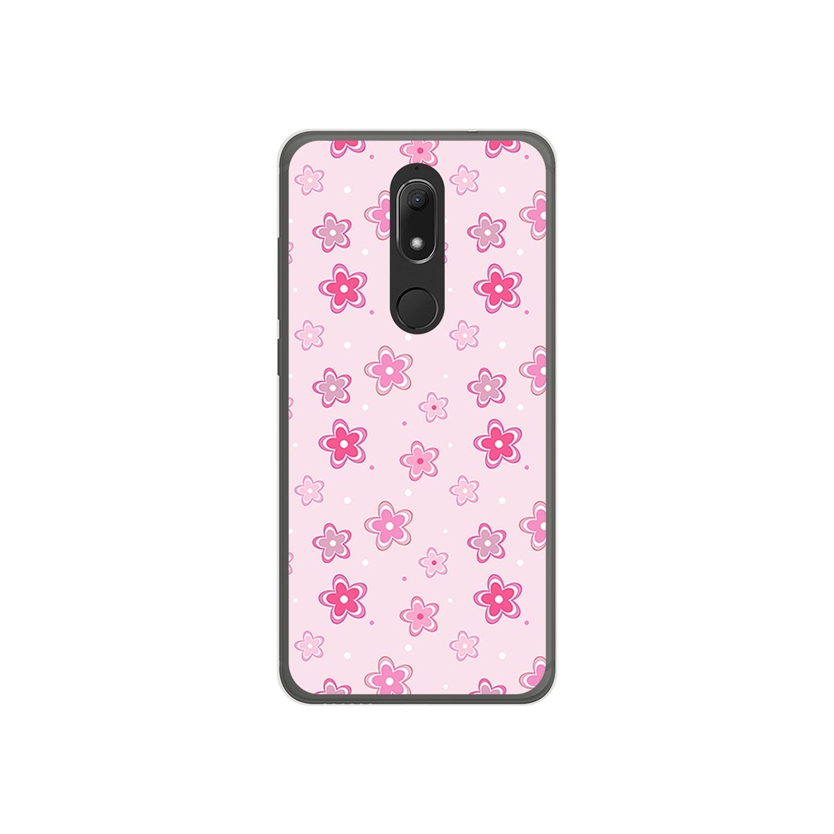 Funda Gel Tpu para Wiko View Prime Diseño Flores Dibujos